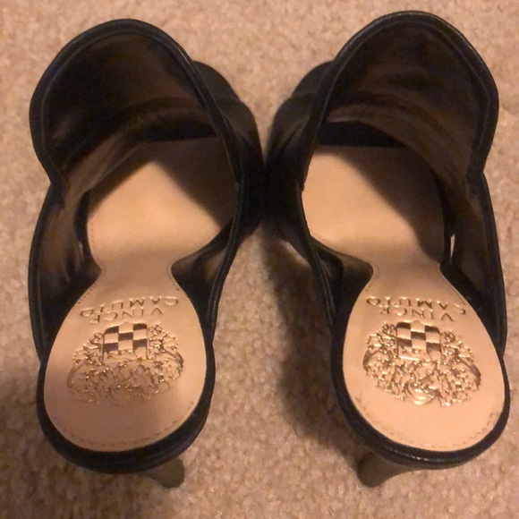 Vince Camuto Kizza Mule Heels Black Sz 7M - Picture 3 of 5